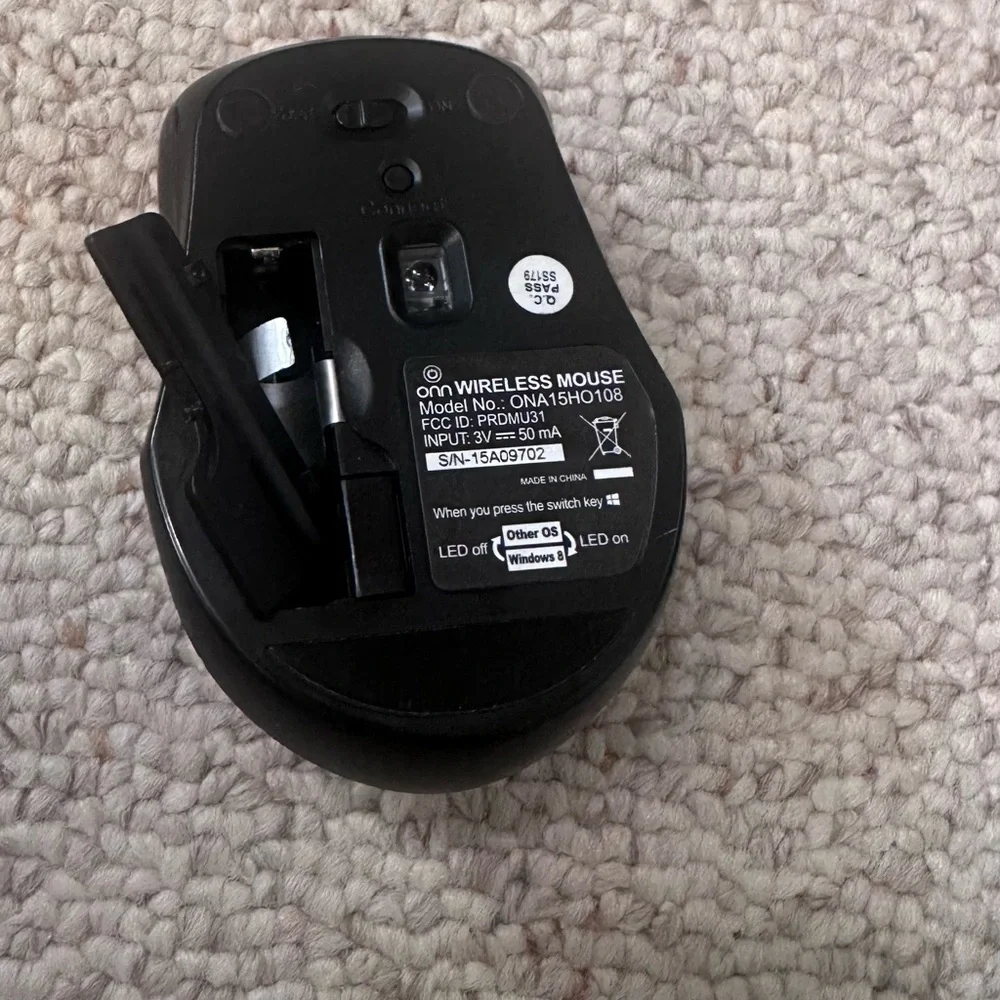 Wireless Pink Mouse with USB Receiver
